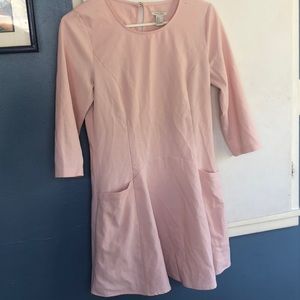 Baby pink dress with pockets!